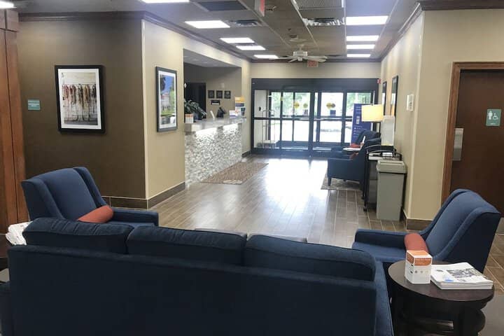 Lobby sitting area