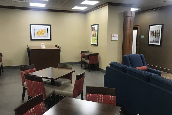 Lobby sitting area