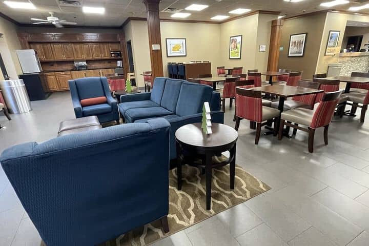 Lobby sitting area
