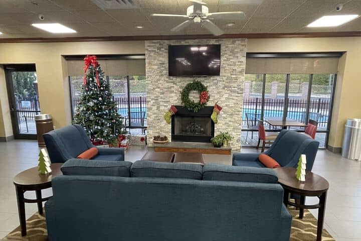 Lobby sitting area